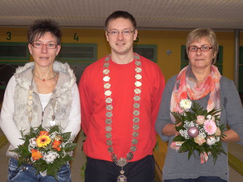 Könige und Königinnen 2013 v. l. Claudia Bartels, Marcel Dubbe, Heike Lühr-Böke (Wilfried Resemann fehlt)